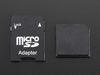 Picture of Adafruit Black Shortening microSD Adapter for Raspberry Pi & Macbooks [ADA1763]