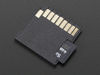 Picture of Adafruit Black Shortening microSD Adapter for Raspberry Pi & Macbooks [ADA1763]
