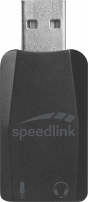 Picture of SPEEDLINK VIGO USB Stereo Soundcard for PC or Notebook Use , black