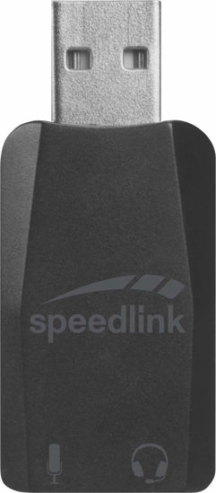Picture of SPEEDLINK VIGO USB Stereo Soundcard for PC or Notebook Use , black