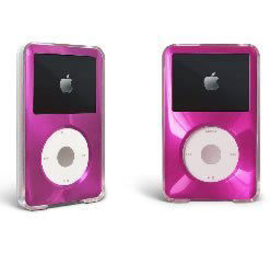 Picture of MIP For Apple iPod Classic Hard Case with Aluminum Plating 80gb 120gb 160gb-Hot Pink