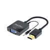 Picture of VegGieg - V-Z902 - HDMI to VGA - Gold-Plated HDMI to VGA Adapter - Male to Female for Computer Desktop/Laptop/PC/Monitor/Projector/HDTV/Chromebook/Raspberry Pi/Roku/Xbox and More (V-Z902)