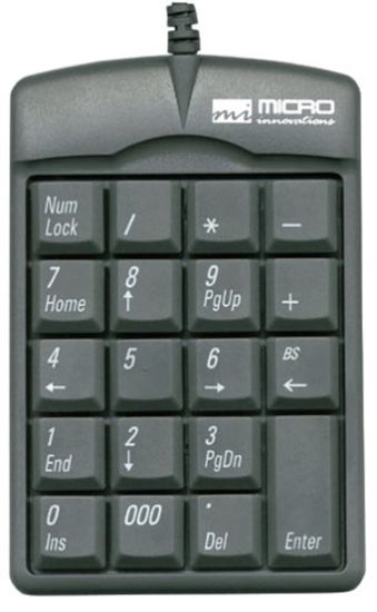 Picture of Micro Innovations Numeric Plus Keypad (USB) KP25B