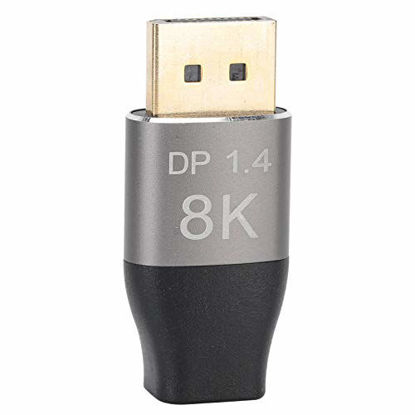 Picture of 125 Displayport to Displayport Adapter, DP to DP Extention Adapter, Mini DP to DP Adapter 8K at 60Hz High Definition Converter for PC Computer