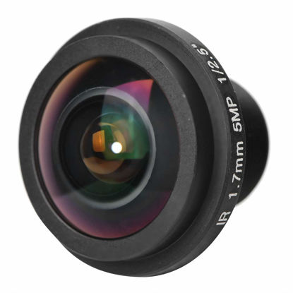 Picture of Fisheye Camera Lens, 1.7mm 170°Wide Angle Board Lens, 5MP HD Lens for CCTV Wide Angle Camera