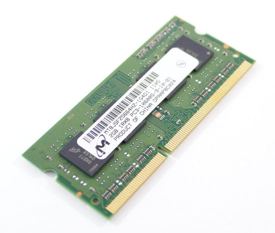 Picture of Micron 2GB PC3-10600 DDR3-1333MHz MT8JSF25664HZ-1G4D1