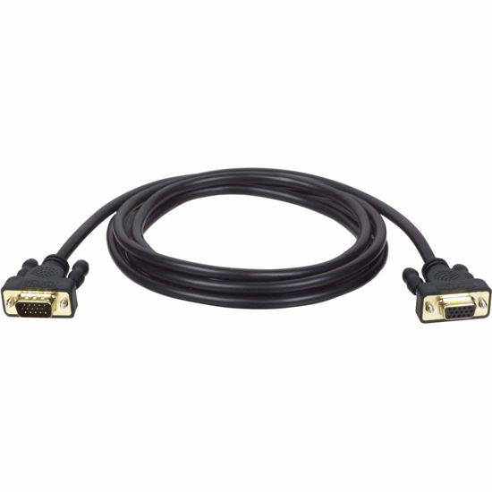 Picture of Tripp Lite VGA Monitor Extension Cable (HD15 M/F) 25-ft. (P510-025) , Black