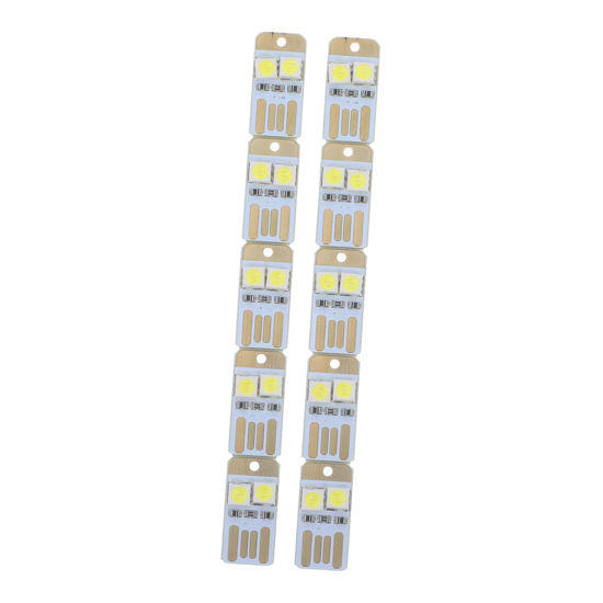 Picture of DOITOOL Notebook Night Light 20 Pcs Pluggable Light Led Keychain Lamp Mini Double-Sided Light Slim Laptop USB Night Light USB Nightlight