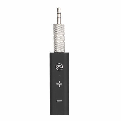 Picture of hong Bluetooth Audio Receiver, Collar Clip Bluetooth Audio Adapter, Black for Headphone for Car Speaker