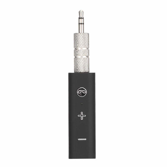Picture of hong Bluetooth Audio Receiver, Collar Clip Bluetooth Audio Adapter, Black for Headphone for Car Speaker
