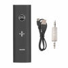 Picture of hong Bluetooth Audio Receiver, Collar Clip Bluetooth Audio Adapter, Black for Headphone for Car Speaker