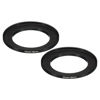 Picture of PATIKIL 43mm-58mm Metal Step Up Ring, 2 Pack Camera Lens Filter Adapter Ring Aluminum Filter Adapter Ring for Camera Lenses Hood, Black