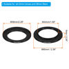 Picture of PATIKIL 43mm-58mm Metal Step Up Ring, 2 Pack Camera Lens Filter Adapter Ring Aluminum Filter Adapter Ring for Camera Lenses Hood, Black