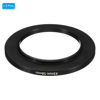 Picture of PATIKIL 43mm-58mm Metal Step Up Ring, 2 Pack Camera Lens Filter Adapter Ring Aluminum Filter Adapter Ring for Camera Lenses Hood, Black
