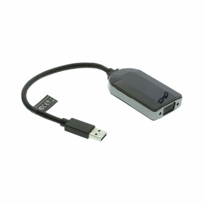 Picture of Coolgear USB 3.0 to VGA External Video Card Multi Monitor Adapter - 2048x1152