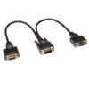 Picture of Tripp Lite High Resolution VGA Monitor Y Splitter Cable (HD15 M to 2x HD15 F) 1-ft.(P516-001-HR)
