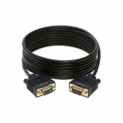 Picture of VGA Cable SVGA Super Video Cord Male 15 PIN Wire Monitor 3ft, 6ft,10ft, 15ft, 25ft, 30ft, 50ft, 100ft (10FT)