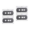 Picture of OSALADI 4 Pcs Audio Tape 30 Min Cassette Tape 30 Minute Cassettes Standard Size Cassettes Blank Cassette Tapes for Recording Transparent Cassettes Tapes Low Noise Plastic Recorder