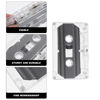 Picture of OSALADI 4 Pcs Audio Tape 30 Min Cassette Tape 30 Minute Cassettes Standard Size Cassettes Blank Cassette Tapes for Recording Transparent Cassettes Tapes Low Noise Plastic Recorder