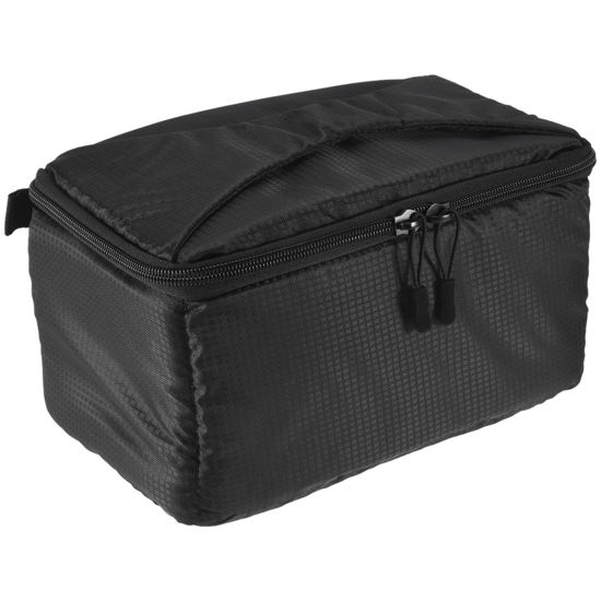 Picture of Luejnbogty Universal Insert Partition Padded Camera Bag Shockproof Sleeve Cover for DSLR SLR Camera(Black), Black, 26x15x14cm, Modern, 242199A1
