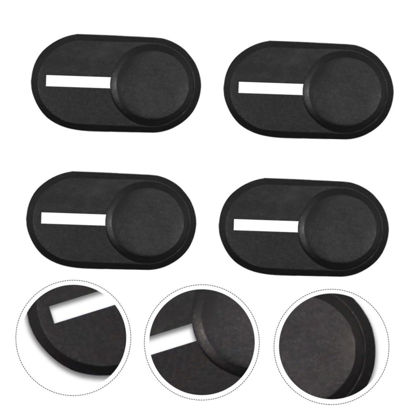 Picture of UKCOCO 4 Pcs Camera Privacy Cover Computers Laptops Privacy Protector for Laptop Phone Visual Privacy Slide Webcam Protection Cover Webcam Cover Slide Laptop Privacy Covers Blocker Tablet