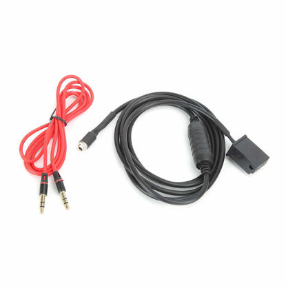 Picture of Terisass Car AUX Input Adapter Cable Auto for Audio Cable for Z4 E85 X3 E83 X5 E53 E39 E60 E61 E63 E64 Female 3.5mm Jack