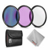 Picture of Zeikos ZE-FLK52 52mm Multi-Coated 3 Piece Filter Kit (UV-CPL-FLD)