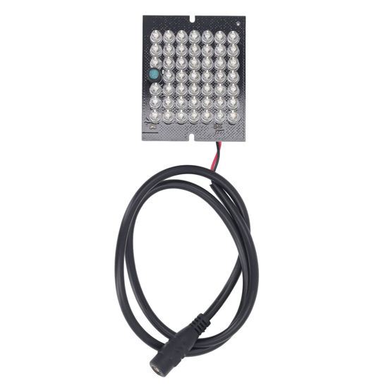 Picture of Mavaol Infrared LED Board, 48 High Power 850nm IR Lamps, Long Lasting Sturdy Design, Easy Plug and Play Installation for CCTV and Security Cameras