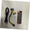 Picture of OSALADI 1 Set Adapter Cable Pci Express Riser Pci Express Extender Pcie Riser Pci-e Card Adapter Computer Adapter Pci Express Extension Adapter Graphics Card 16x Gpu Red