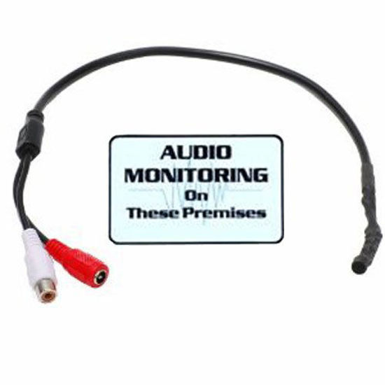 Picture of VideoSecu High Sensitive Audio Pickup Device External Amplified Microphone Sound Voice Collecting with Bonus Warning Decal WD6