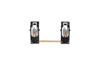 Picture of EG Everglide Panda Stabilizer Gold Plated Plate Mounted Black White Stabilizer for Custom Mechanical Keyboard Plate IK75 YC66 Zeeyoo 68 YC96 Womier (EG Panda for GH60 Plus x1)