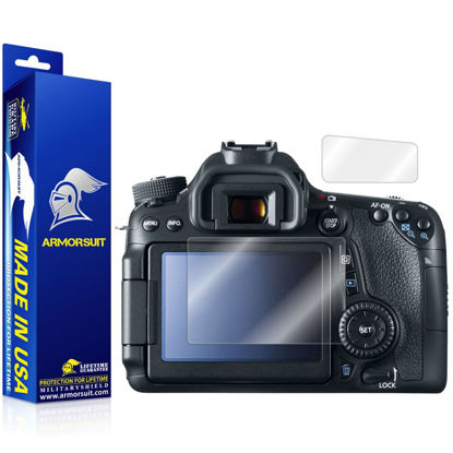 Picture of ArmorSuit 2+2 Pack Screen Protector For Canon EOS 90D, 80D, 70D (Top LCD Screen Protector Included) MilitaryShield Anti-Bubble HD Clear Film - Made in USA