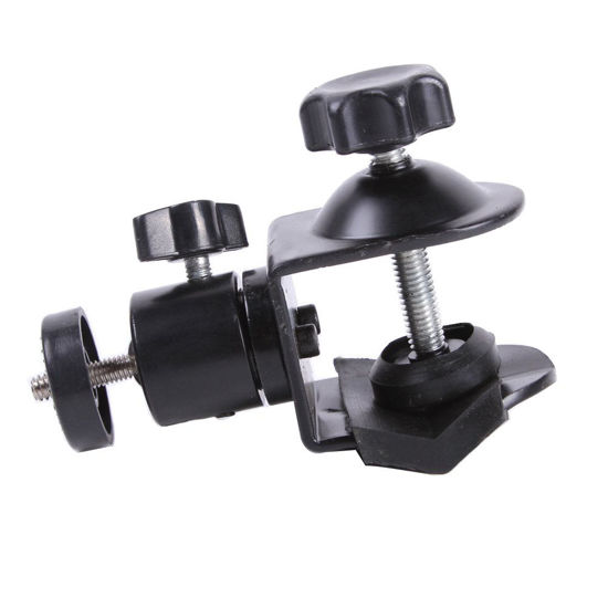 Picture of Foto4easy Photo Studio U Clip C Clamp with 1/4" Ball Head Bracket for Camera Light Stand