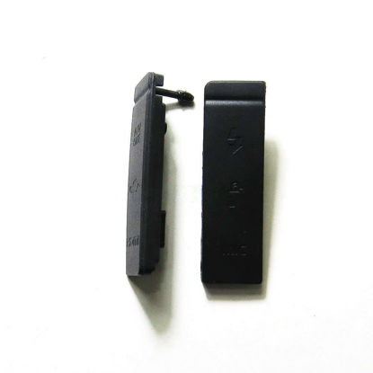 Picture of MOOKEENONE 2X Replacement Interface Cover Rubbber Cap Part USB Rubber Replacement for Canon 5D Mark II 5D2