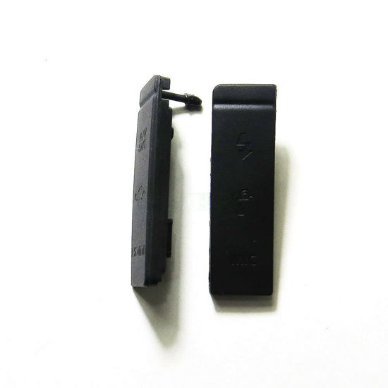 Picture of MOOKEENONE 2X Replacement Interface Cover Rubbber Cap Part USB Rubber Replacement for Canon 5D Mark II 5D2