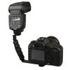 Picture of Fotga Heavy Duty L-Bracket with 2 Hot Shoe Mount for Video LED Light Camera Flash Camcorder Microphone Phone iPhone Filming
