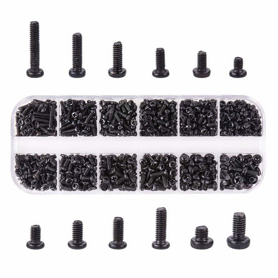 Picture of INCREWAY 660pcs Metric M2 M2.5 M3 Laptop Notebook Computer Screw Assortment Kit for IBM HP Dell Lenovo Samsung Sony Toshiba Gateway Acer