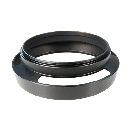 Picture of CamDesign 37mm Pro Angle Vented Metal Lens Hood Sun Shade Compatible with Leica/Contax Zeiss/Voigtlander/Panasonic Lumix/Fujifilm/Olympus/Nikon/Canon/Sony/Pentax/Samsung/Sigma Cameras w/ 52mm lens cap
