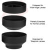Picture of 52mm Soft Lens Hood for Canon EOS M50 II with 55-200mm, EOS R10 18-45mm, EF-S 24mm f/2.8, Fuji XT-200 15-45mm, Nikon Z5 24-50mm, Nikkor Z 40mm f/2, D3300, D5100, D5200, D5300, D5500 with 18-55mm Lens