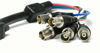 Picture of AYA 1Ft (1 Foot) Coax VGA (HD15) Male to 5-BNC Female RGBHV Monitor Cable 26AWG