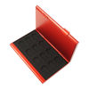 Picture of Foto&Tech Red Aluminum Memory Card Carrying Case 24 Slots Compatible with Micro SDHC Card Lexar SanDIsk Kingston Sony Samsung