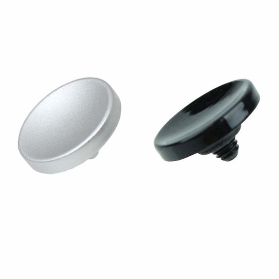 Picture of Foto&Tech Soft Shutter Release Button Compatible with Fuji Fujifilm X-T5 X-T4 X-T3 X-T30 X-T30 II X-T20 X-PRO3 X100V X100F X-E4 X-E3 RX1R II RX10 IV III Leica M10 M9 Nikon Df F3 (2 Pieces, SL+BK)