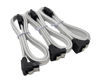 Picture of MICRO CONNECTORS 20in SATA III Straight to Right Angle Sleeved Cable with Locking Latch (White, 3 Pack)
