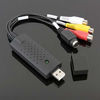 Picture of Video Capture Card,Video Conference or Live Broadcasting,VHS to Digital File Converter Express USB 2.0 to Audio Capture Card Box VCR DVD TV AV to Digital PC Adapter Compatible with Windows 7/8/10