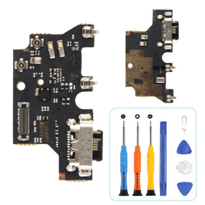 Picture of USB Charging Port for TCL 10L/10 lite Dock Connector Charger Board Flex Cable Assembly Replacement for TCL 10L/10 lite T770H T770B T780 Type C USB Charging Port Flex Cable Replacement