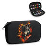 Picture of Nittanovaca Wolf Print USB Organizer Case for Men Boys Flash Drive Case Lightweight USB Storage Case with Zipper, Portable USB Holder Storage Bag Unisex Jump Drive Case