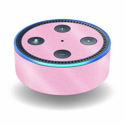 Picture of MightySkins Glossy Glitter Skin for Amazon Echo Dot (2nd Gen) - Pink | Protective, Durable High-Gloss Glitter Finish | Easy to Apply, Remove, and Change Styles | Made in The USA