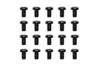 Picture of EKWB EK-Loop Phillips Head Screw Set, M4x6mm, Black, 20 Pack