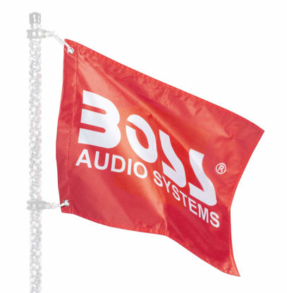 Picture of BOSS Audio Systems BAFLG1 - Boss flag for the LED whips. For Electric Scooter, Electric Bike, Razor Scooter, Go Kart, Dirt Bike, ATV, Four Wheeler, Quad