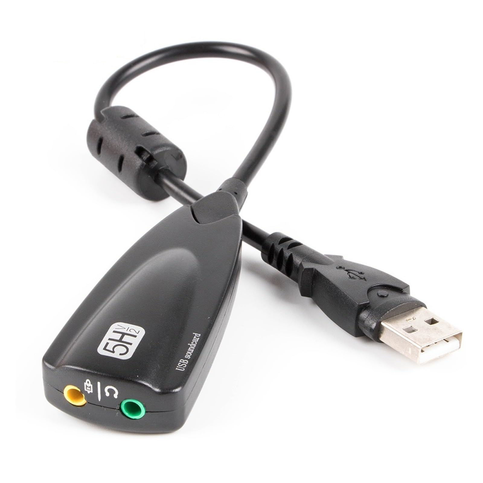 GetUSCart- USB Sound Card 7.1 Channel Adapter 5HV2 3D A-dio Headset ...